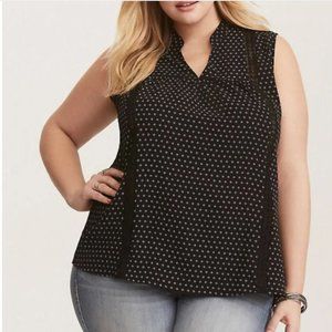 Torrid Size 2 Sleeveless Tunic Blouse